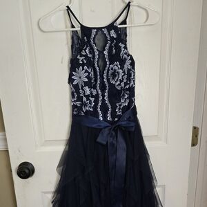 Brand New TeezeMe Blue Formal Gown